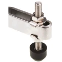 RS PRO 94° x 20 mm Horizontal Handle Toggle Clamp Stainless Steel Chrome Finish 150kg Holding Force 254-771