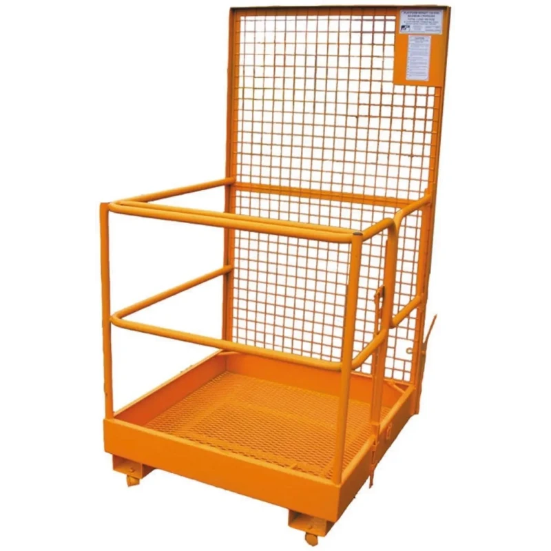 RS PRO Forklift Safety Cage 250 kg Load Capacity 990 x 990 mm Platform Dimensions 70 kg Gross Weight 251-823