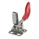 RS PRO 90° Horizontal Handle Toggle Clamp Stainless Steel Chrome Finish 27kg Holding Force 254-715