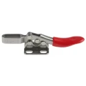 RS PRO 90° Horizontal Handle Toggle Clamp Stainless Steel Chrome Finish 27kg Holding Force 254-715