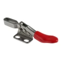 RS PRO 90° Horizontal Handle Toggle Clamp Stainless Steel Chrome Finish 27kg Holding Force 254-715
