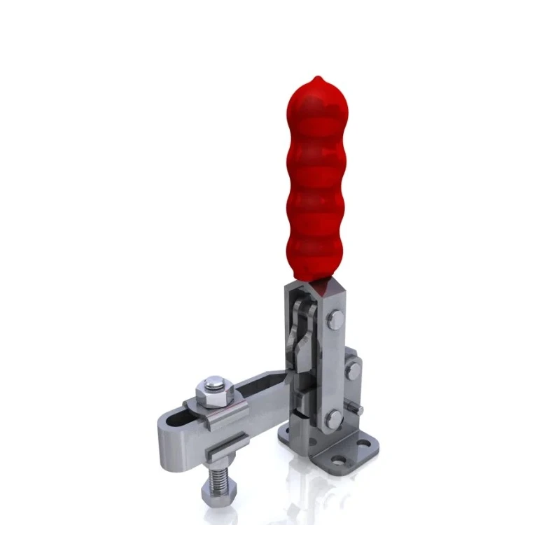 RS PRO 150° Vertical Toggle Clamp Stainless Steel Chrome Finish 250kg Holding Force 254-765