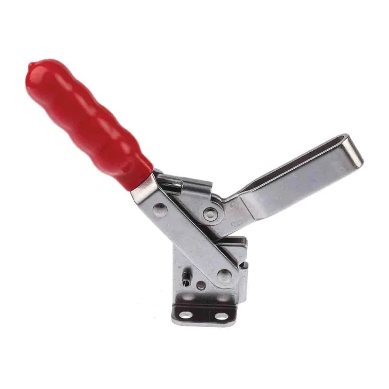 RS PRO 150° Vertical Toggle Clamp Stainless Steel Chrome Finish 250kg Holding Force 254-765