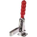 RS PRO 150° Vertical Toggle Clamp Stainless Steel Chrome Finish 250kg Holding Force 254-765