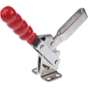 RS PRO 150° Vertical Toggle Clamp Stainless Steel Chrome Finish 250kg Holding Force 254-765