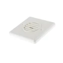 e2s Bedhead Series Electronic Sounder Wall Mount White ABS Housing 24V DC 8-Tone 90 dB IP32 IP32