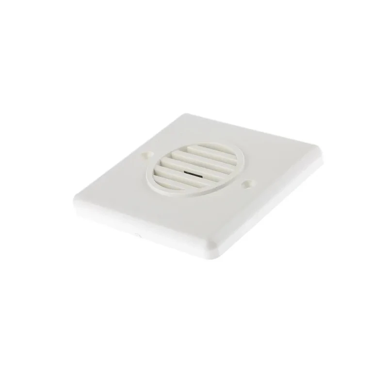 e2s Bedhead Series Electronic Sounder Wall Mount White ABS Housing 24V DC 8-Tone 90 dB IP32 IP32