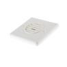 e2s Bedhead Series Electronic Sounder Wall Mount White ABS Housing 24V DC 8-Tone 90 dB IP32 IP32