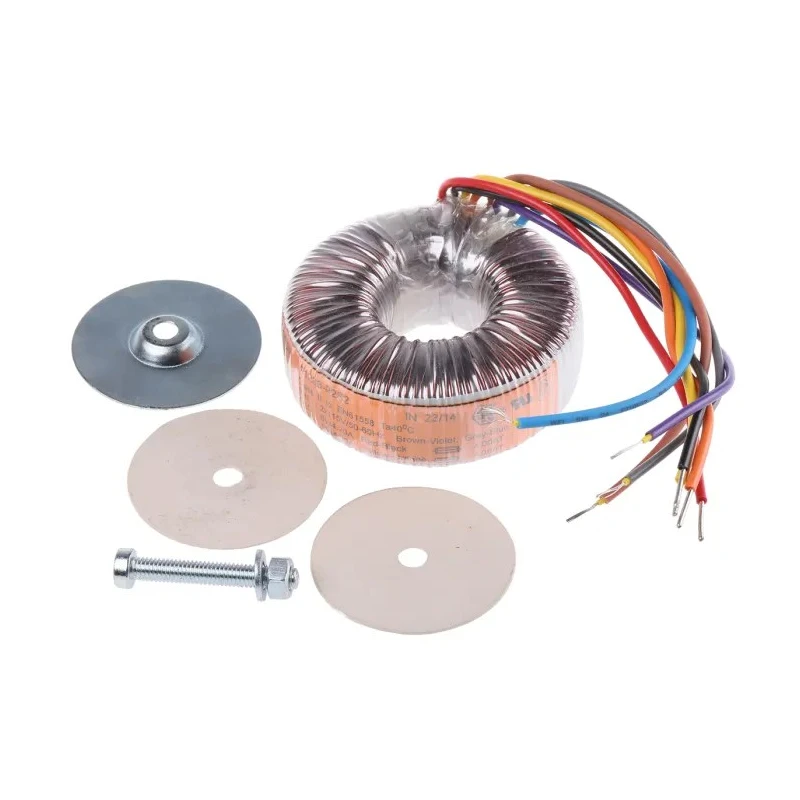 Nuvotem Talema Toroidal Transformer 230 V ac Primary, 2 x 6 V ac Secondary, 50 VA Power, 2 Outputs 91946-P2S2