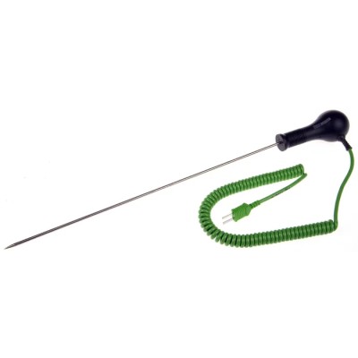 RS PRO Type K Needle Temperature Probe 300 mm Length 3.3 mm Diameter 250 °C Max 255-572