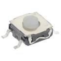 C & K IP67 White Tactile Switch Button, 0.9 mm Actuator Length, SPST 50mA 32 V dc, Surface Mount KSC221G LFS