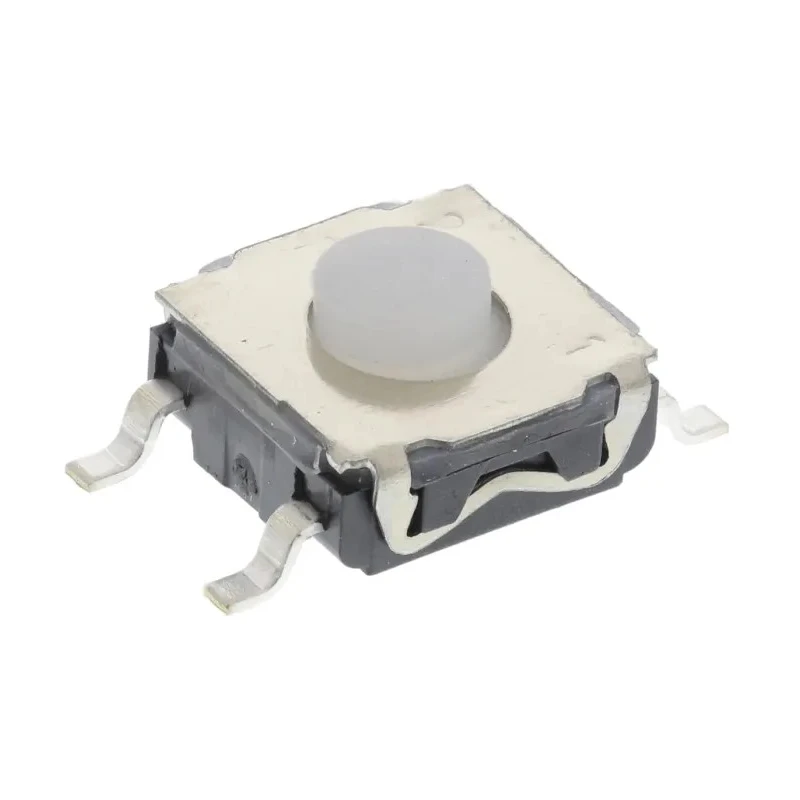 C & K IP67 White Tactile Switch Button, 0.9 mm Actuator Length, SPST 50mA 32 V dc, Surface Mount KSC221G LFS