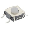 C & K IP67 White Tactile Switch Button, 0.9 mm Actuator Length, SPST 50mA 32 V dc, Surface Mount KSC221G LFS