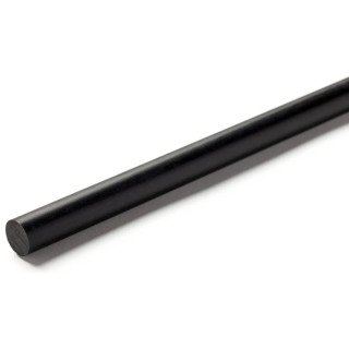 RS PRO Black Nylon Rod, 1 m Length x 20 mm Diameter, Nylon 66 with Molybdenum Disulphide, Self-Lubricating, High 257-7221