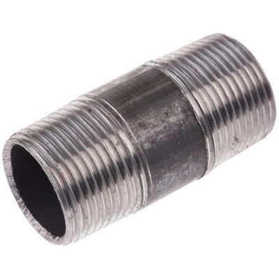 RS PRO Black Malleable Iron Fitting Nipple Male 3/4 in to Male 3/4 in 257-7912