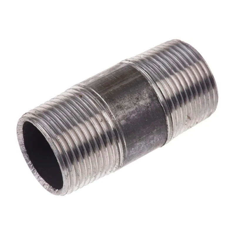 RS PRO Black Malleable Iron Fitting Nipple Male 3/4 in to Male 3/4 in 257-7912