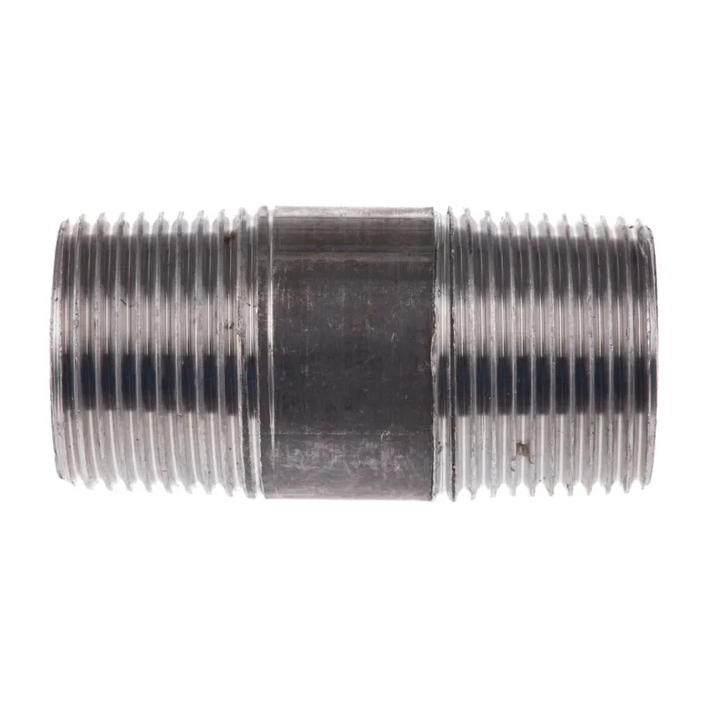 RS PRO Black Malleable Iron Fitting Nipple Male 3/4 in to Male 3/4 in 257-7912