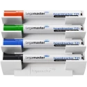 Legamaster White Board Pen Holder Anthracite Magnetic Mount for up to 4 Markers 1220-00