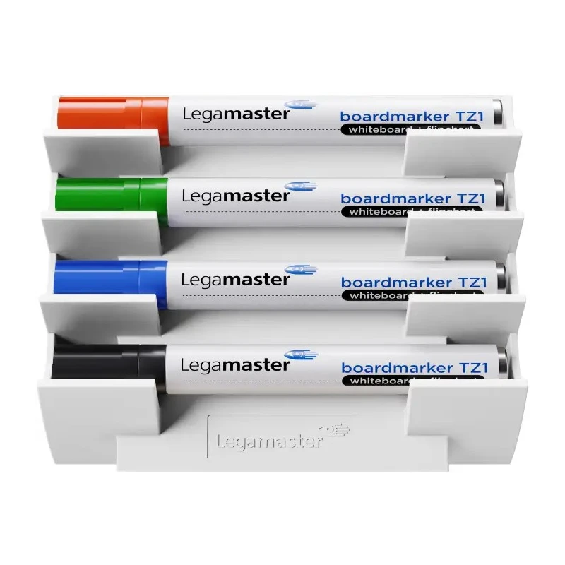 Legamaster White Board Pen Holder Anthracite Magnetic Mount for up to 4 Markers 1220-00