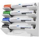 Legamaster White Board Pen Holder Anthracite Magnetic Mount for up to 4 Markers 1220-00