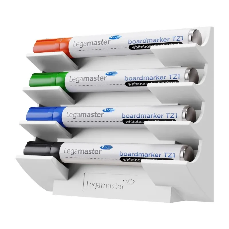 Legamaster White Board Pen Holder Anthracite Magnetic Mount for up to 4 Markers 1220-00