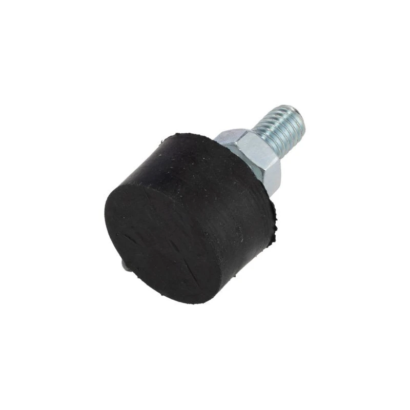 FIBET Cylindrical M6 x 18 mm Screw Anti-Vibration Mount Natural Rubber, 20 mm OD, 30 mm H, 60 IRHD Shore 2012VE18-60