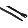 Legrand Black Polyamide 12 Cable Tie 180 mm x 6 mm UV Resistant Flame-Retardant Colson Series 0 319 25