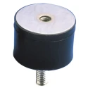 Paulstra Hutchinson Cylindrically Shaped M10 Anti-Vibration Mount Male to Female Bobbin with 250 daN Compression 520035