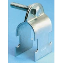 Unistrut Hot Dip Galvanised Stainless Steel Pipe Clamp 32mm Width, 14mm Fixing Hole Diameter M 1116