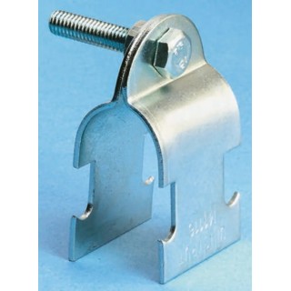 Unistrut Hot Dip Galvanised Stainless Steel Pipe Clamp 32mm Width, 14mm Fixing Hole Diameter M 1116