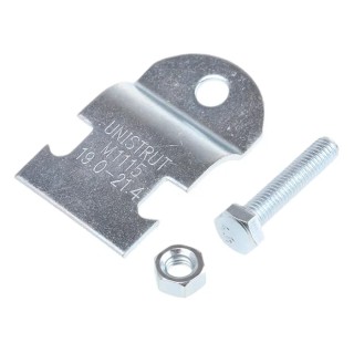Unistrut Hot Dip Galvanised Stainless Steel Pipe Clamp 32mm Width, 14mm Fixing Hole Diameter M 1115