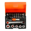 Bahco Screwdriver Bit Set Slotted Hex Torx Phillips Pozidriv Alloy Steel 26 Pieces 2058/S26