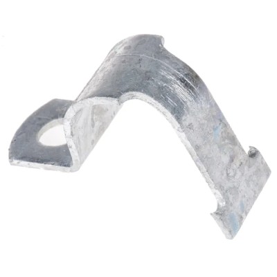 Unistrut Hot Dip Galvanised Steel Pipe Clamp 32mm Width, 14mm Fixing Hole Diameter, 81mm Length SS 2 C