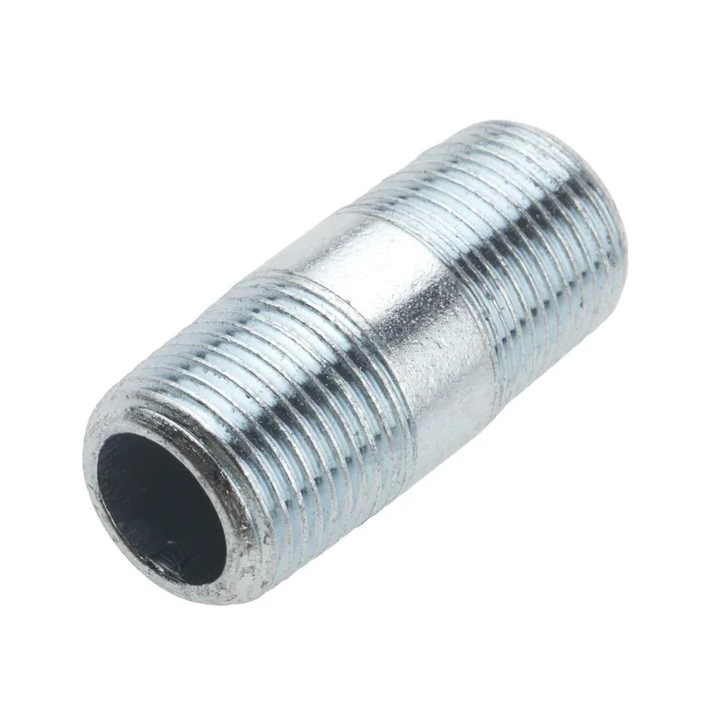 RS PRO Galvanised Malleable Iron Fitting Nipple, Male 3/8 in to Male 3/8 in 257-7984
