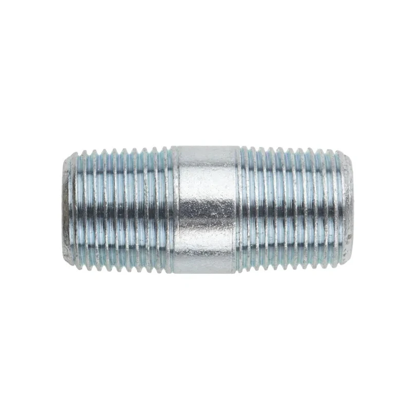 RS PRO Galvanised Malleable Iron Fitting Nipple, Male 3/8 in to Male 3/8 in 257-7984