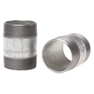 RS PRO Galvanised Malleable Iron Fitting Nipple Male 2 in to Male 2 in 257-8050