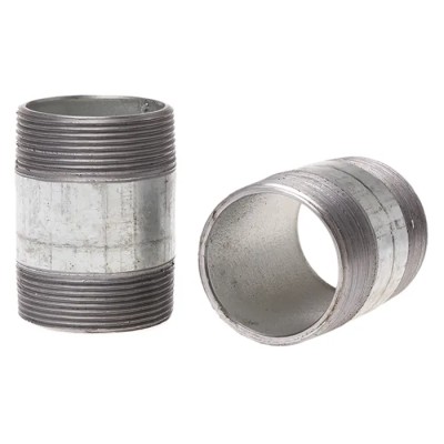 RS PRO Galvanised Malleable Iron Fitting Nipple Male 2 in to Male 2 in 257-8050