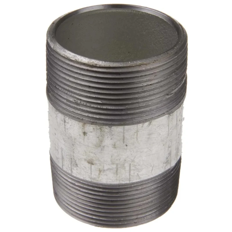 RS PRO Galvanised Malleable Iron Fitting Nipple Male 2 in to Male 2 in 257-8050