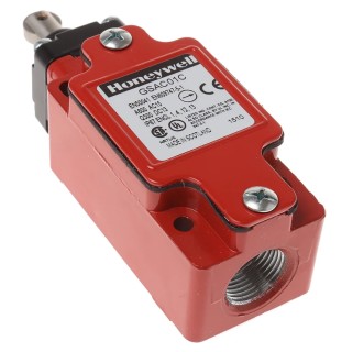 Honeywell Technologies GSS Series Plunger Limit Switch, SPST Contact, IP67 Metal Housing, 600V AC, 6A GSAC01C