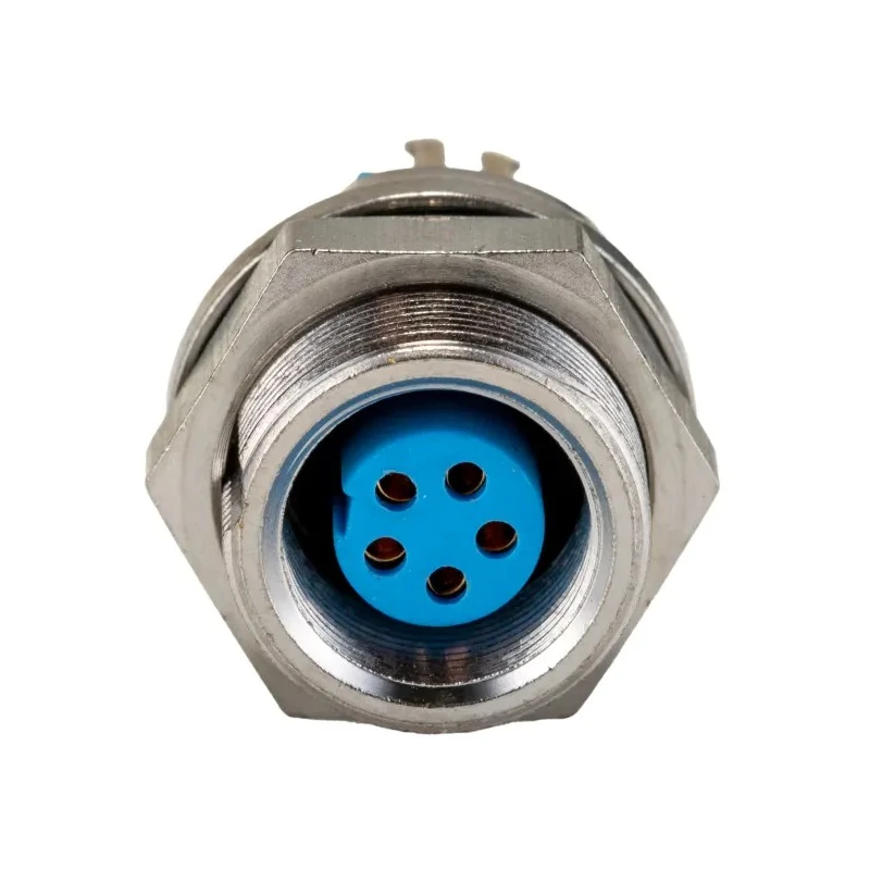 TE Connectivity Circular Connector Subminiature Socket Panel Mount 5 Contacts 60V 3A IP65 TRIAD 01 