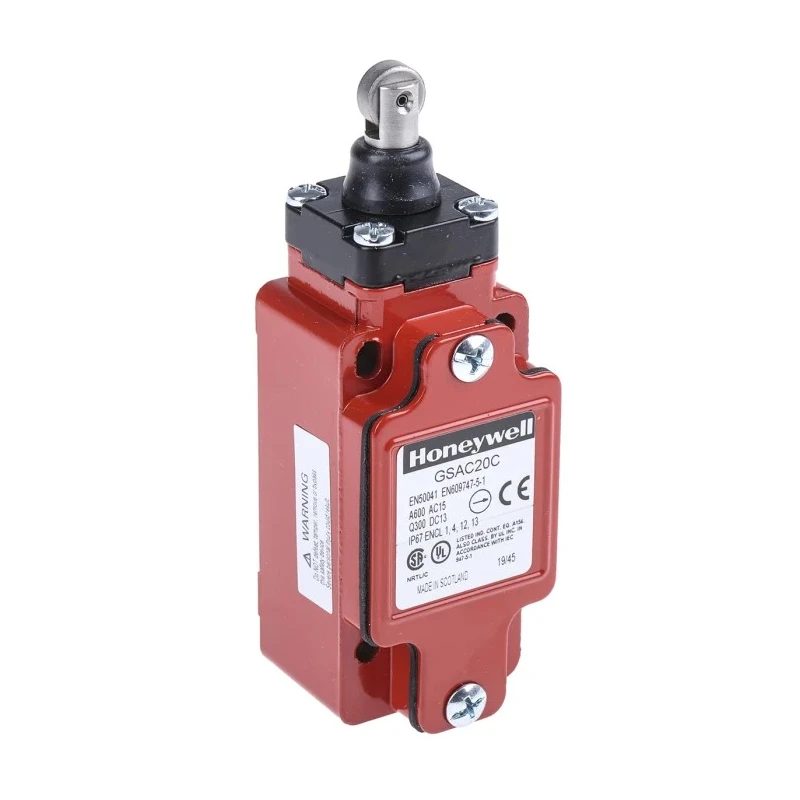 Honeywell Technologies GSS Series Plunger Limit Switch DPDT Metal Housing 600V AC 6A GSAC20C