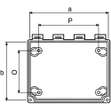 nVent HOFFMAN A48 Series Glass Reinforced Plastic Wall Box, IP66 Transparent Door, 267mm x 216mm x 167mm A1086CHSCFGW