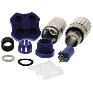 TE Connectivity Circular Connector, 3 Contacts, Cable Mount, Subminiature Socket Female, IP65, TRIAD 01 Series IP65