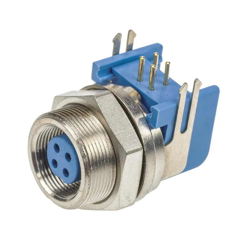 TE Connectivity Circular Connector 4 Contacts Panel Mount Subminiature Socket Female IP65 TRIAD 01 