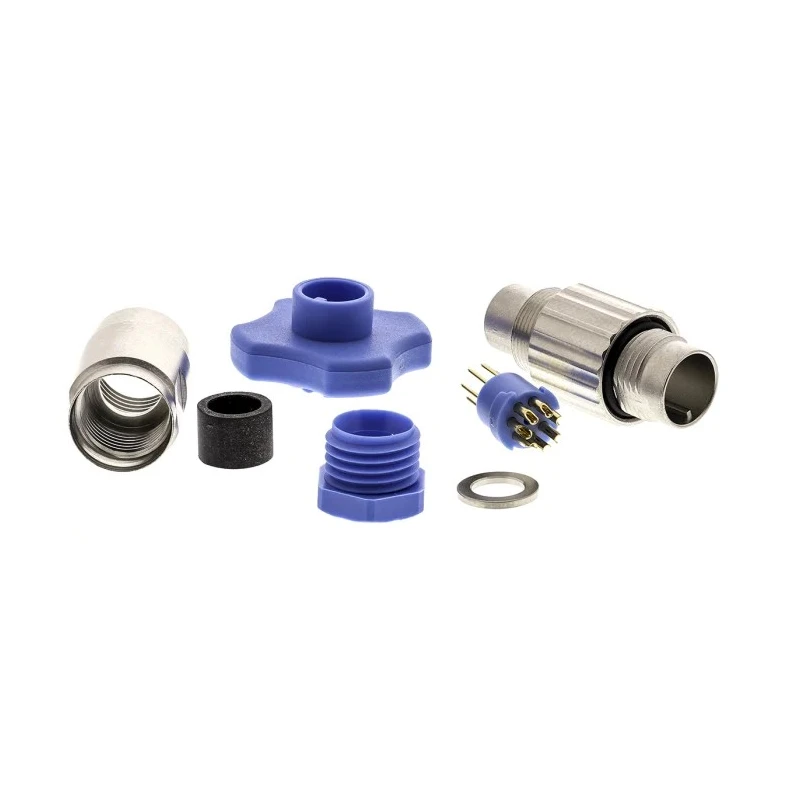 TE Connectivity Circular Connector Subminiature Cable Plug, Male, 8 Contacts, IP65, TRIAD 01 Series 2-1437719-7