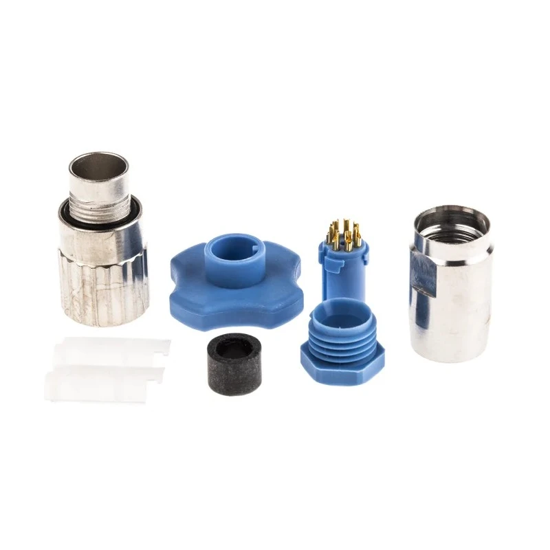 TE Connectivity Circular Connector Subminiature Socket Female 7 Contacts Cable Mount IP65 TRIAD 01 Series IP65