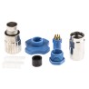 TE Connectivity Circular Connector Subminiature Socket Female 7 Contacts Cable Mount IP65 TRIAD 01 Series IP65