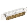 Provertha TMC 25 Way Straight Panel Mount D-Sub Connector Male 1.25kV 7.5A Metal Housing 023129