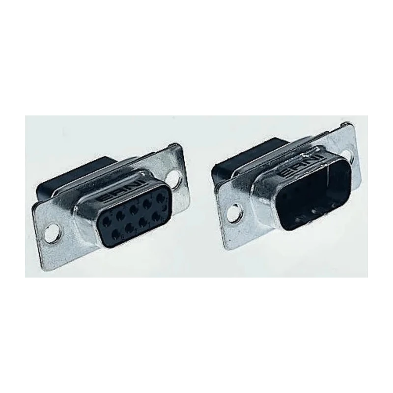 Provertha TMC 25 Way Cable D-Sub Connector Female 5A Current Metal Housing Crimp Termination 014180