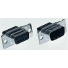 Provertha TMC 25 Way Cable D-Sub Connector Female 5A Current Metal Housing Crimp Termination 014180